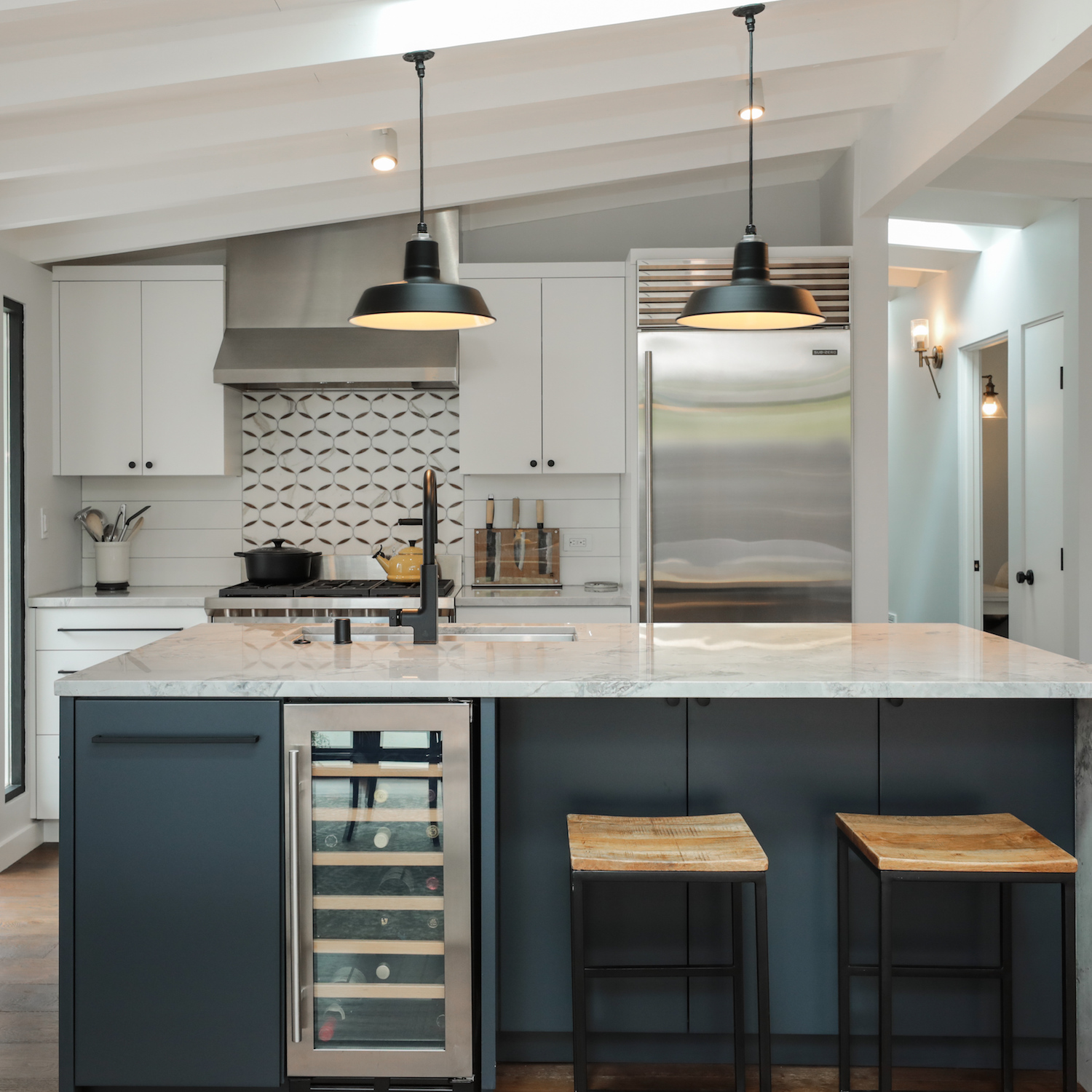 The Original™ Warehouse Gooseneck Light | Photo Courtesy of Greenberg Builders